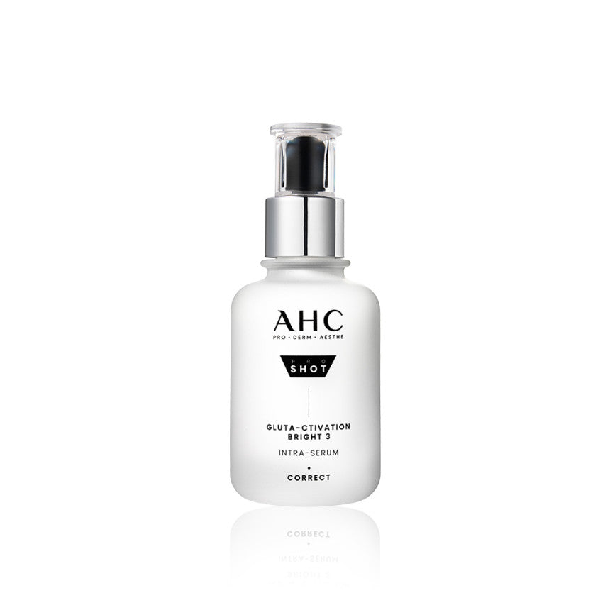 AHC PREP + RESET Cleansing Powder 40g by ProtoClinical shown in product packaging for a k-beauty skincare routine.