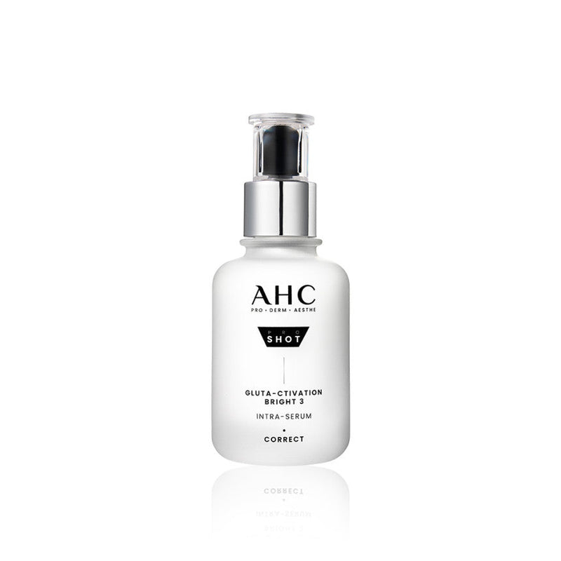 AHC PREP + RESET Cleansing Powder 40g by ProtoClinical shown in product packaging for a k-beauty skincare routine.