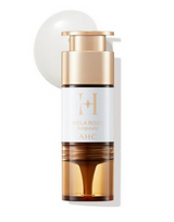 ProtoClinical k-beauty AHC H Mela Root Ampoule 10ml single amber ampoule bottle centered on a pale blue and white background