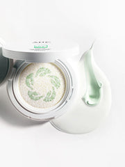 ProtoClinical k-beauty AHC Safe On Mild Sun Cushion SPF50+ PA++++25g single pale sun cushion compact centered on a light background.