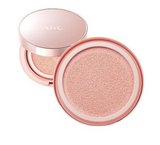 ProtoClinical k-beauty AHC Aura Secret Tone Up Cushion SPF30 PA++ 15g (Refill) round peach-beige refill cushion pan centered on a white background with pale blue side accents.