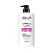 ProtoClinical k-beauty Kerasys Damage Clinic Protein Treatment 1L single upright pale lavender bottle centered on a light background with soft lavender side shapes.