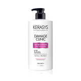 ProtoClinical k-beauty Kerasys Damage Clinic Protein Treatment 1L single upright pale lavender bottle centered on a light background with soft lavender side shapes.
