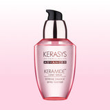 ProtoClinical k-beauty Kerasys Keramide Extreme Damage Repair Serum 70ml single upright hair serum bottle on a white background.