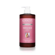 ProtoClinical k-beauty Kerasys Advanced Keramide Ampoule Damage Clinic Shampoo 1L single upright shampoo bottle on a white background.