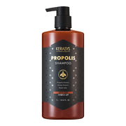 ProtoClinical k-beauty Kerasys Damage Repair Propolis Shampoo 1L single upright shampoo bottle on a white background.