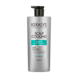 ProtoClinical k-beauty Kerasys Scalp Cooling Solution Shampoo 750ml single upright shampoo bottle on a white background.