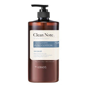 ProtoClinical k-beauty Kerasys Clean Note Scalp Calming Shampoo 1L single upright shampoo bottle on a white background.