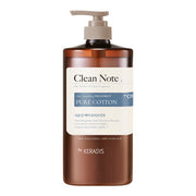 ProtoClinical k-beauty Kerasys Clean Note Hair Nourishing Treatment 1L single upright beige bottle centered on a white background with pale blue side accents.