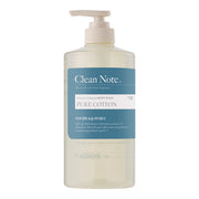 ProtoClinical k-beauty Kerasys Clean Note Moisture Perfumed Body Wash 800ml in a single upright blue-gray bottle centered on a pale blue and white background