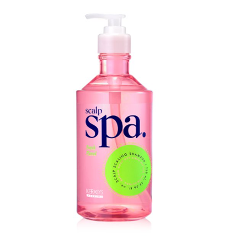 ProtoClinical k-beauty Kerasys Scalp Spa Anti Dandruff Shampoo 750ml (2-type) single upright shampoo bottle on a clean white background.