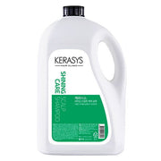 ProtoClinical k-beauty Kerasys Shining Scalp Care Shampoo 4L large upright shampoo container centered on a pale background