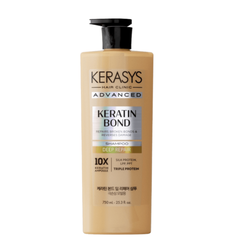 ProtoClinical k-beauty Kerasys Shining Scalp Care Shampoo 4L large upright shampoo container centered on a pale background
