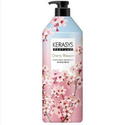 ProtoClinical k-beauty Kerasys Perfume Shampoo Cherry Blossom 1L single upright shampoo bottle centered on a light background