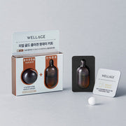 ProtoClinical k-beauty neutral product packaging on a soft gray background.