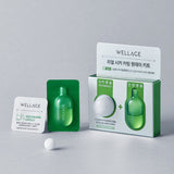 ProtoClinical k-beauty green product packaging on a soft neutral background.