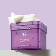 ProtoClinical k-beauty lilac beauty graphic with a dark vertical form and pale side shading.