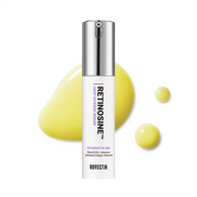 ProtoClinical k-beauty ROVECTIN: Retinosine Deep Intense Serum (20ml) beauty product silhouette with a warm beige center on a light background.