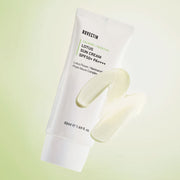 ProtoClinical k-beauty pale sage beauty graphic with a soft gray center on a light background.