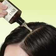 ProtoClinical k-beauty Ryo Root:Gen Hair Loss Care Scalp Essence 145ml single upright pale olive bottle centered on a light background