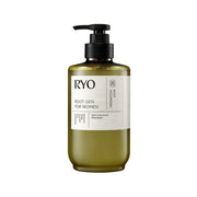 ProtoClinical k-beauty Ryo Root:Gen For Women Hair Loss Care Shampoo 515ml single upright pale green and white shampoo bottle centered on a clean white background
