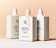 [Beauty of Joseon] Daily Tinted Fluid Sunscreen [VEIL COVER] SPF50+ PA+++ 50ml by ProtoClinical shown in product information layout with packaging visuals, highlighting the veil cover sunscreen details for a k-beauty routine.