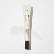 ProtoClinical k-beauty slim charcoal cosmetic bottle on a light background.