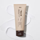 ProtoClinical k-beauty tall beige product bottle centered on a clean white background.