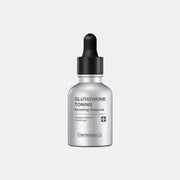 ProtoClinical k-beauty CENTELLIAN24 Glutathione Toning Ampoule 30ml silver dropper bottle centered upright on a light gray background