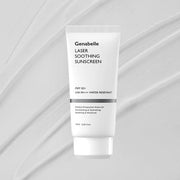 ProtoClinical k-beauty Genabelle Laser Soothing Sunscreen SPF50+ PA+++ 70ml single front-facing sunscreen package centered on a light background