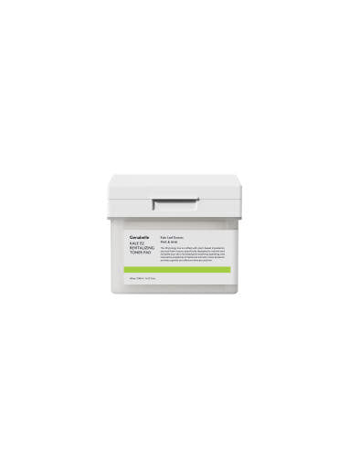 ProtoClinical k-beauty Genabelle Kale 82 Revitalizing Toner Pad 190ml/60ea single olive and beige product silhouette on a light background