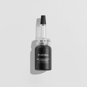 ProtoClinical k-beauty PURCELL Extreme Effect 4-Terpineol 10ml abstract beauty graphic with a dark charcoal vertical center on a soft cream background