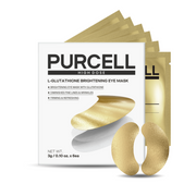 ProtoClinical k-beauty PURCELL Eye Mask Pack Set 3g X 6ea (2-type) olive and beige eye mask set packaging on a light background