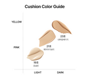 ProtoClinical k-beauty Parnell Serum In High Glow Cushion SPF50+ PA++++ 15g (Refill) #19 Porcelain single refill cushion compact centered on a light background.