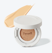 ProtoClinical k-beauty Parnell Cicamanu Serum Cushion SPF45 PA++ 15g (Refill) (3colors) single round beige refill compact centered on a light background with pale blue side tones.