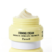 ProtoClinical k-beauty pale yellow beauty graphic with a muted olive center on a light background.
