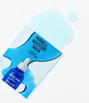 ProtoClinical k-beauty Parnell Squalane Mineral Water Moisture Mask 20ml X 10ea single pale blue mask packet centered on a clean light background