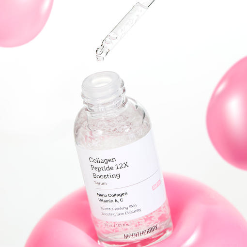 ProtoClinical k-beauty pale green beauty graphic with soft pink and white framing on a light background.