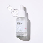 ProtoClinical k-beauty cool gray beauty packaging silhouette with pale lavender side shading on a light background.