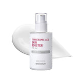 ProtoClinical k-beauty MEDITHERAPY Tranexamic Acid Skin Booster Cream 100ml slim gray bottle centered on a pale lavender and white background