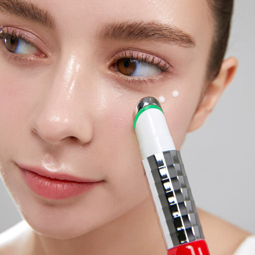 ProtoClinical k-beauty MEDITHERAPY Wrinkle-Fit Tangle Eye Cream 20ml + Chargable Device Set (*It can only be shipped via express service.) eye cream and device set packaging on a light background