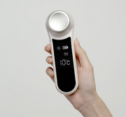 ProtoClinical k-beauty dark centered beauty product on a soft beige background.