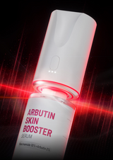 ProtoClinical k-beauty MEDITHERAPY Skin Booster Serum 150ml + Device Set (*It can only be shipped via express service.) shown as coral serum and device set packaging centered in a vertical studio image on a dark background
