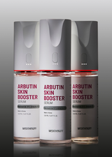 ProtoClinical k-beauty MEDITHERAPY Skin Booster Serum 150ml + Device Set (*It can only be shipped via express service.) shown as light-colored serum and device set packaging centered in a vertical studio image on a soft gray background