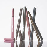 ProtoClinical k-beauty WAKEMAKE Real Defining Pencil Liner 0.03g (5colors) square liner shade graphic with gray and peach blocks on a light background