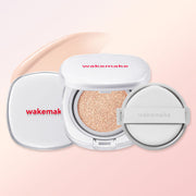 ProtoClinical k-beauty pale beauty product silhouette on a soft blush white background.