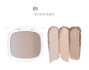 ProtoClinical k-beauty WAKEMAKE Mix Blurring Volume Shading 9.9g (2colors) wide contour shading detail graphic with beige shade panels and a soft neutral background