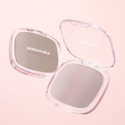 ProtoClinical k-beauty WAKEMAKE Mix Blurring Volume Shading 9.9g (2colors) square shading palette graphic with beige and brown tones