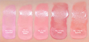 ProtoClinical k-beauty WAKEMAKE Sheer Glow Liquid Blusher 7g (5colors) wide liquid blusher shade graphic with soft pink and green-gray panels