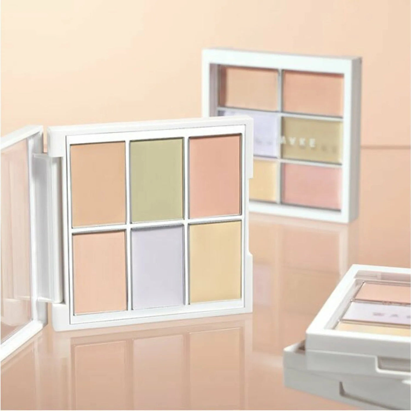 ProtoClinical k-beauty WAKEMAKE Defining Cover Conceal-Fit Palette 9g (2type) single palette compact centered on a clean white background